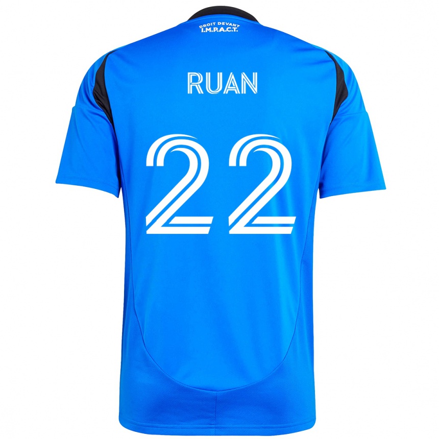 ילדים כדורגל Ruan #22 תכלת שמיים כחול כהה ג'רזי ביתית 2025/26