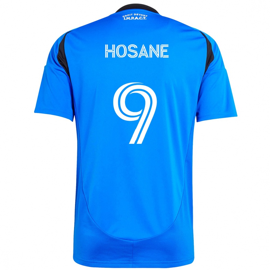 ילדים כדורגל Soukou Hosane #9 תכלת שמיים כחול כהה ג'רזי ביתית 2025/26
