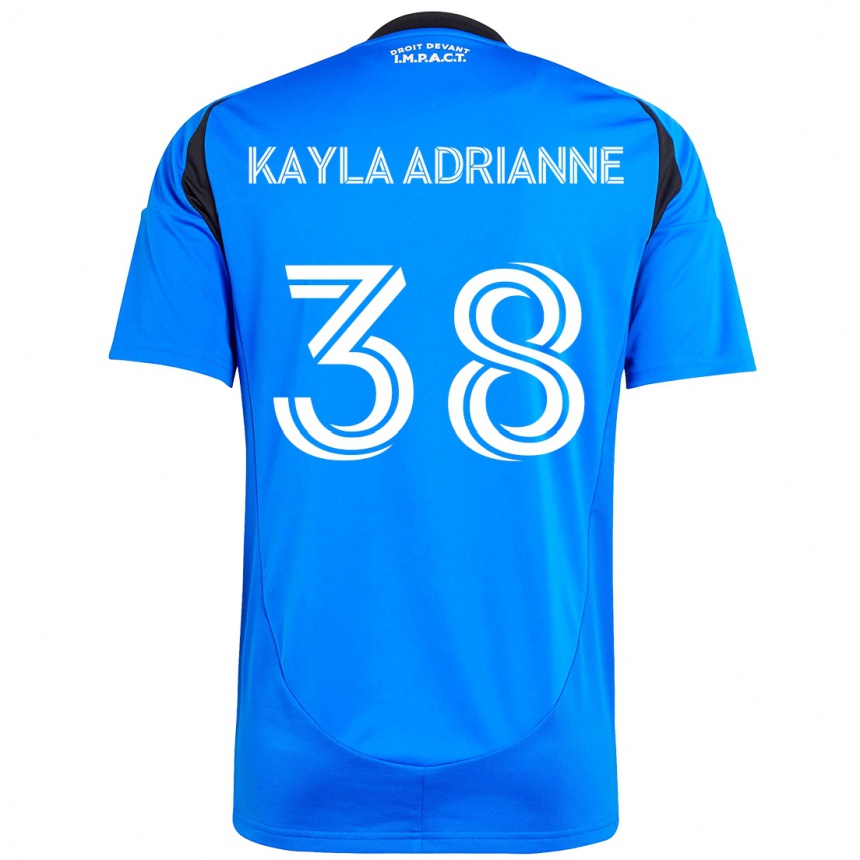 ילדים כדורגל Kamdem Kayla Adrianne #38 תכלת שמיים כחול כהה ג'רזי ביתית 2025/26