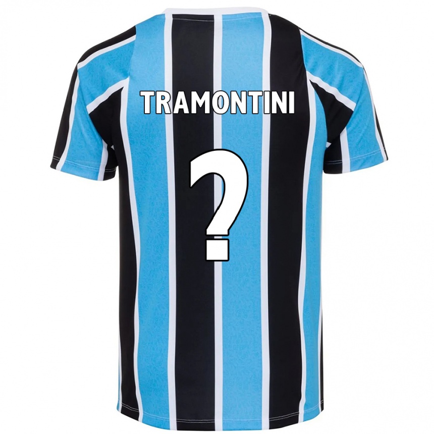 ילדים כדורגל Murilo Tramontini #0 לבן כחול ג'רזי ביתית 2025/26