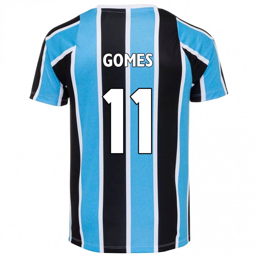 ילדים כדורגל Joyce Gomes Da Silva #11 לבן כחול ג'רזי ביתית 2025/26