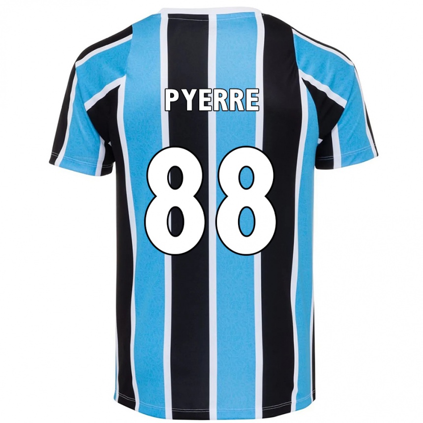 ילדים כדורגל Jean Pyerre #88 לבן כחול ג'רזי ביתית 2025/26