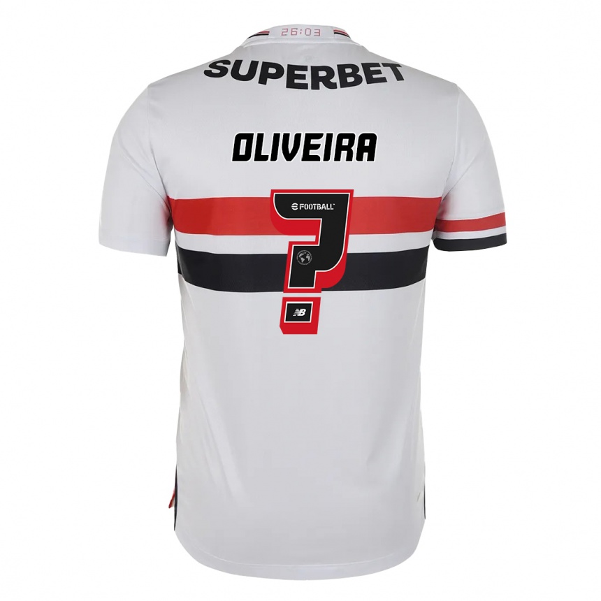 ילדים כדורגל Felipe Oliveira #0 שחור אדום ג'רזי ביתית 2025/26