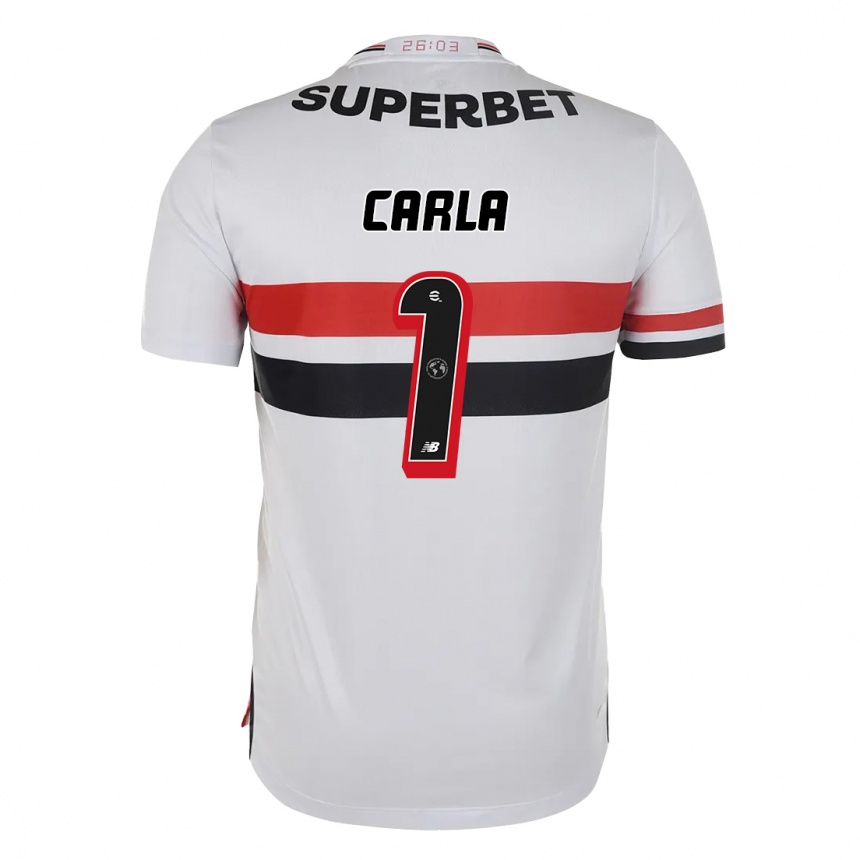 ילדים כדורגל Carla #1 שחור אדום ג'רזי ביתית 2025/26