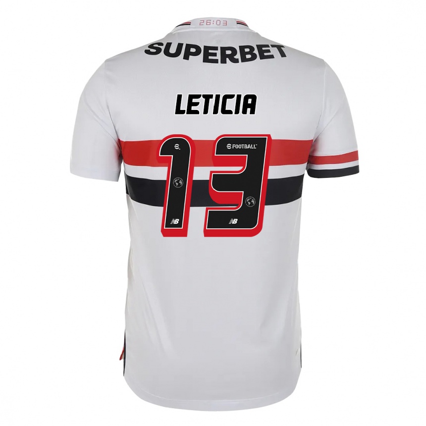 ילדים כדורגל Leticia #13 שחור אדום ג'רזי ביתית 2025/26