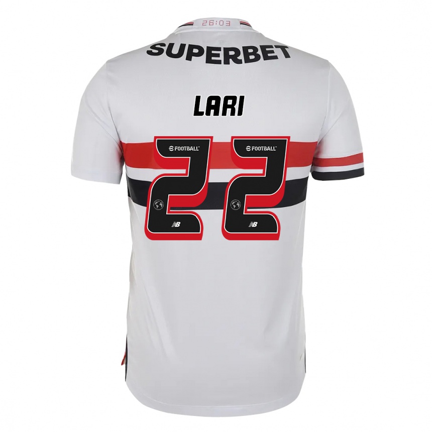 ילדים כדורגל Lari #22 שחור אדום ג'רזי ביתית 2025/26
