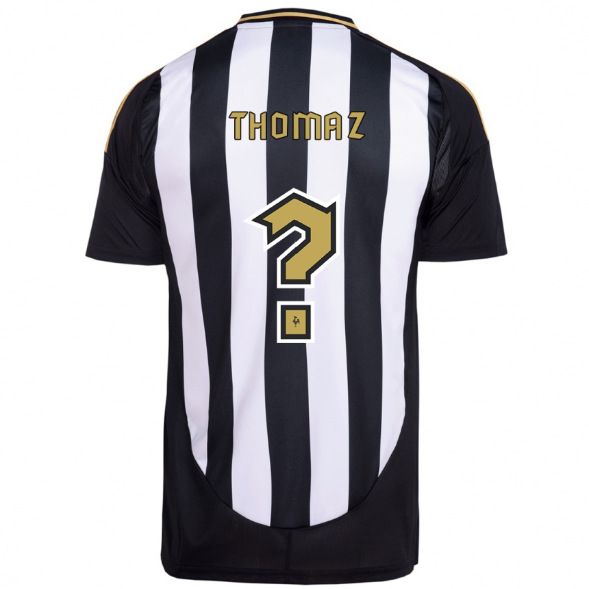 ילדים כדורגל Thomaz #0 לבן פנינה ג'רזי ביתית 2025/26