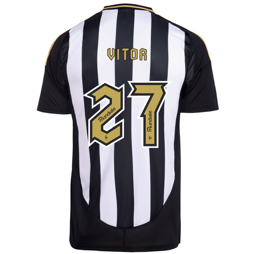 ילדים כדורגל Paulo Vitor #27 לבן פנינה ג'רזי ביתית 2025/26