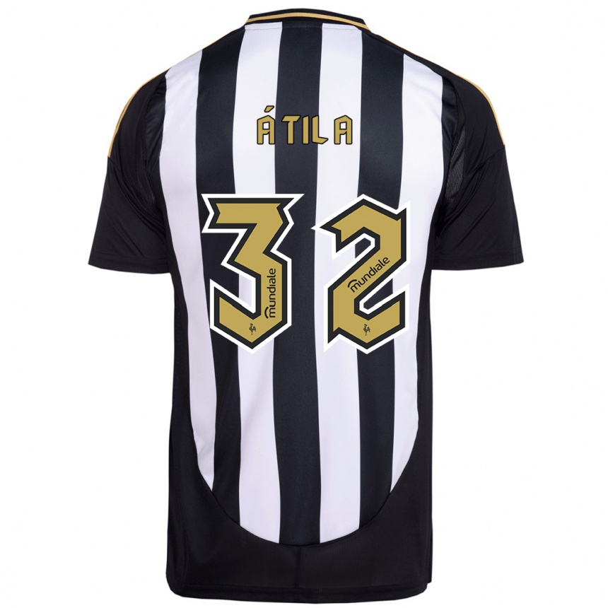 ילדים כדורגל Gabriel Átila #32 לבן פנינה ג'רזי ביתית 2025/26