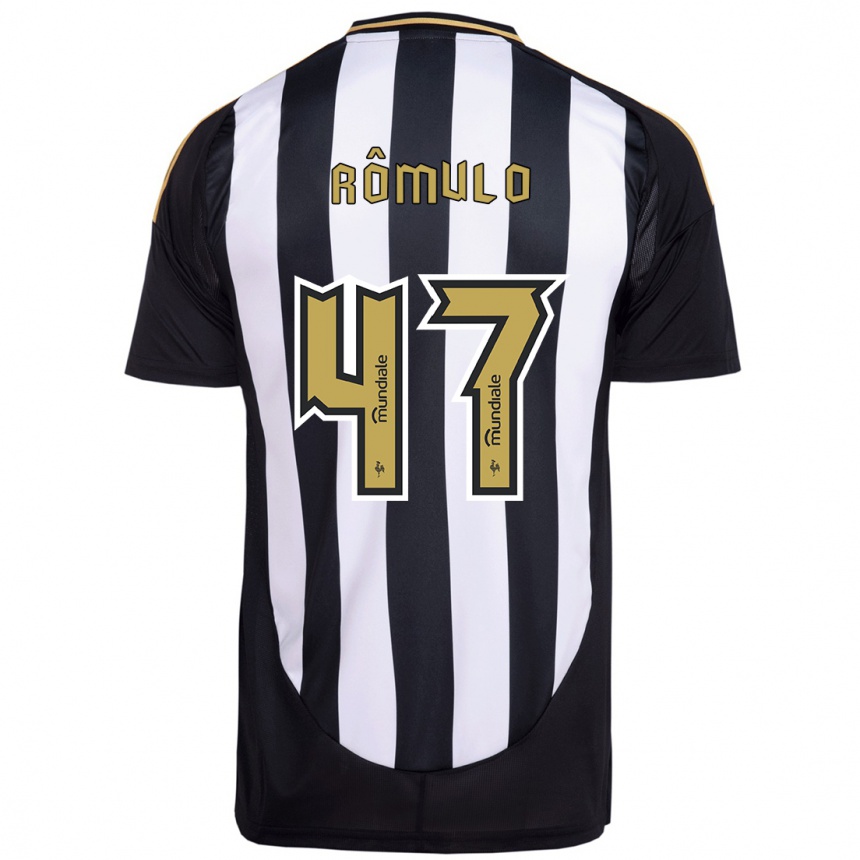 ילדים כדורגל Rômulo #47 לבן פנינה ג'רזי ביתית 2025/26