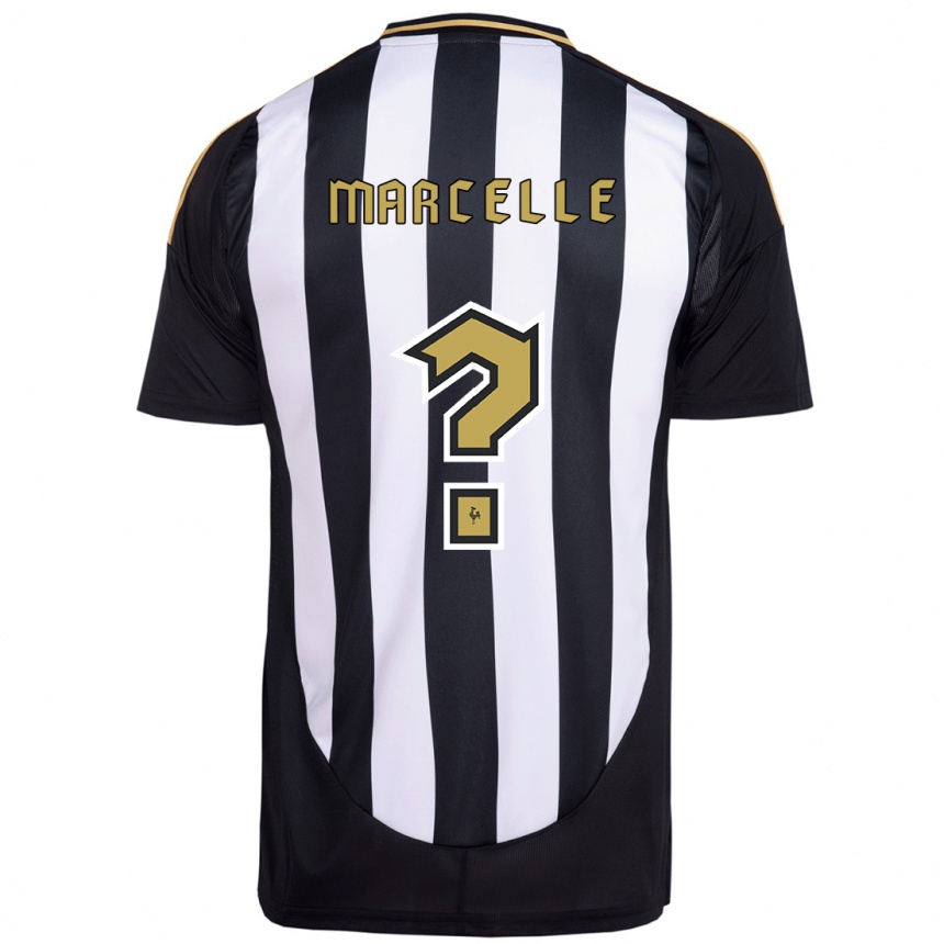 ילדים כדורגל Marcelle #0 לבן פנינה ג'רזי ביתית 2025/26