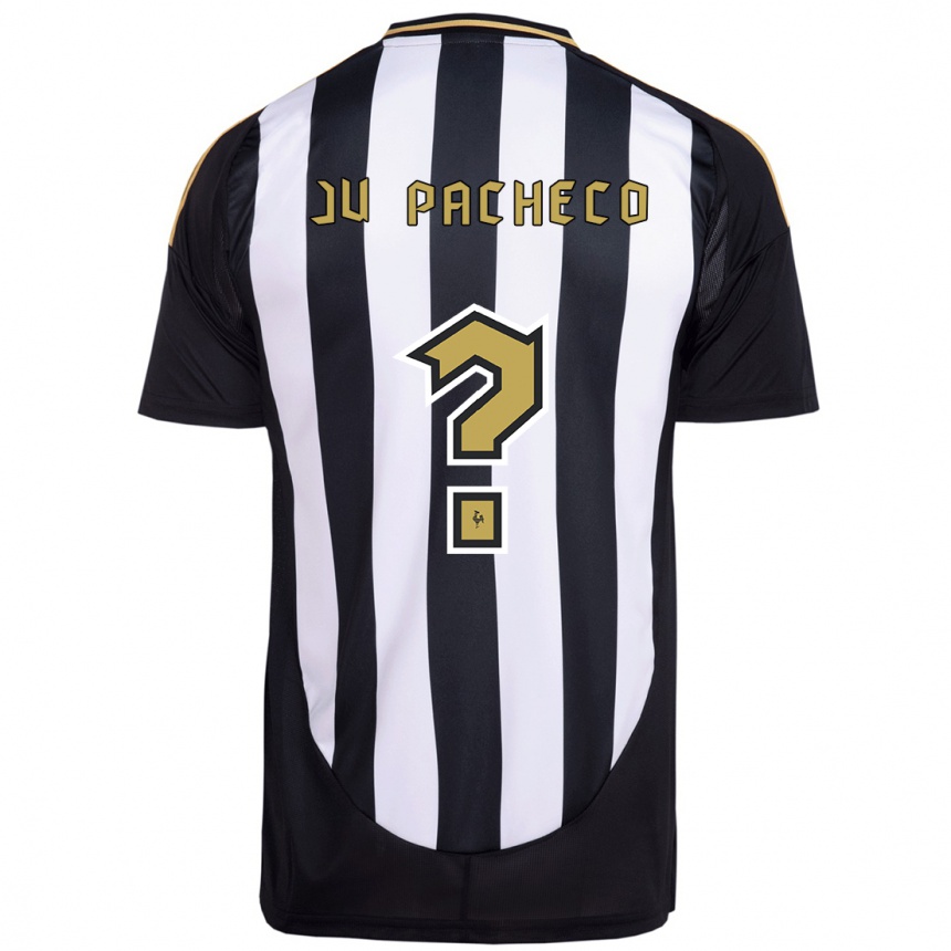 ילדים כדורגל Ju Pacheco #0 לבן פנינה ג'רזי ביתית 2025/26