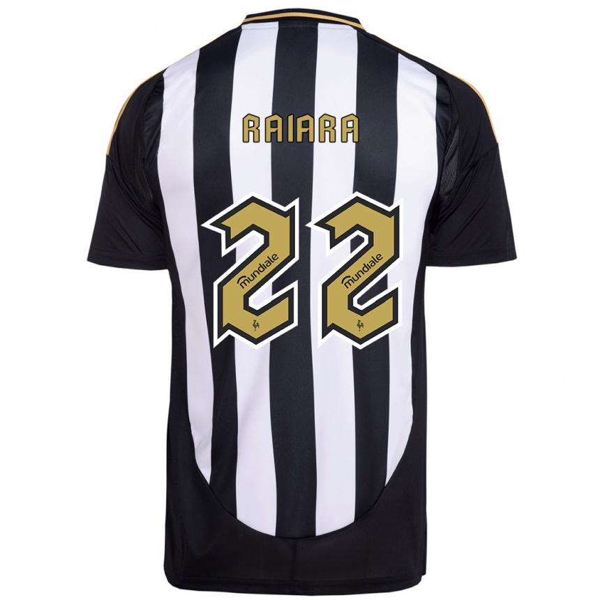 ילדים כדורגל Raiara #22 לבן פנינה ג'רזי ביתית 2025/26