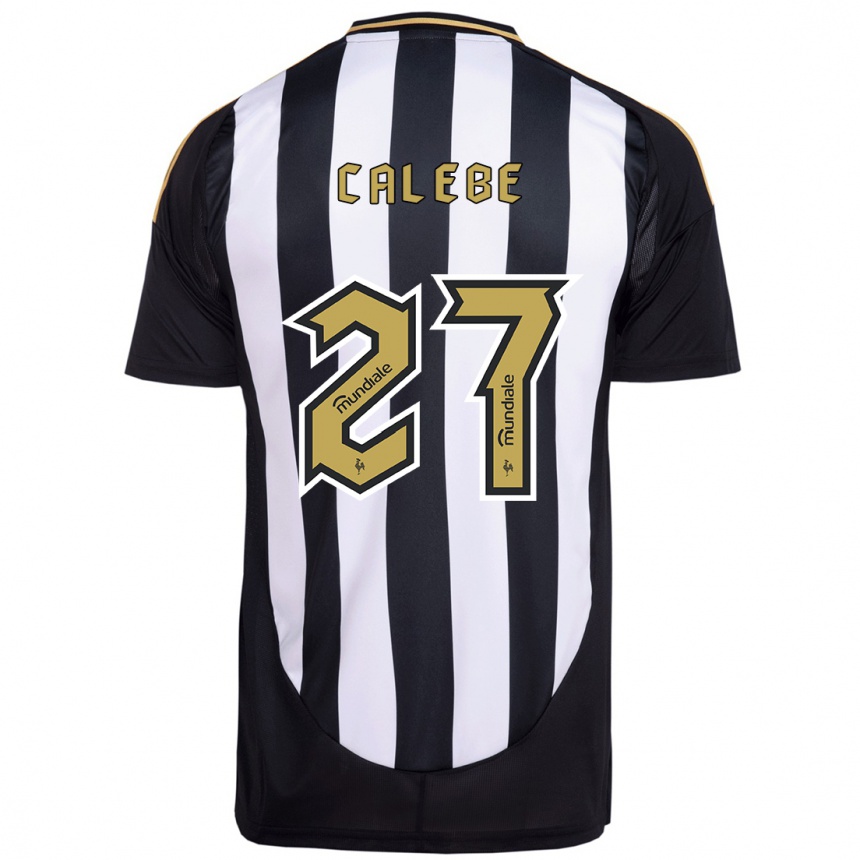 ילדים כדורגל Calebe #27 לבן פנינה ג'רזי ביתית 2025/26