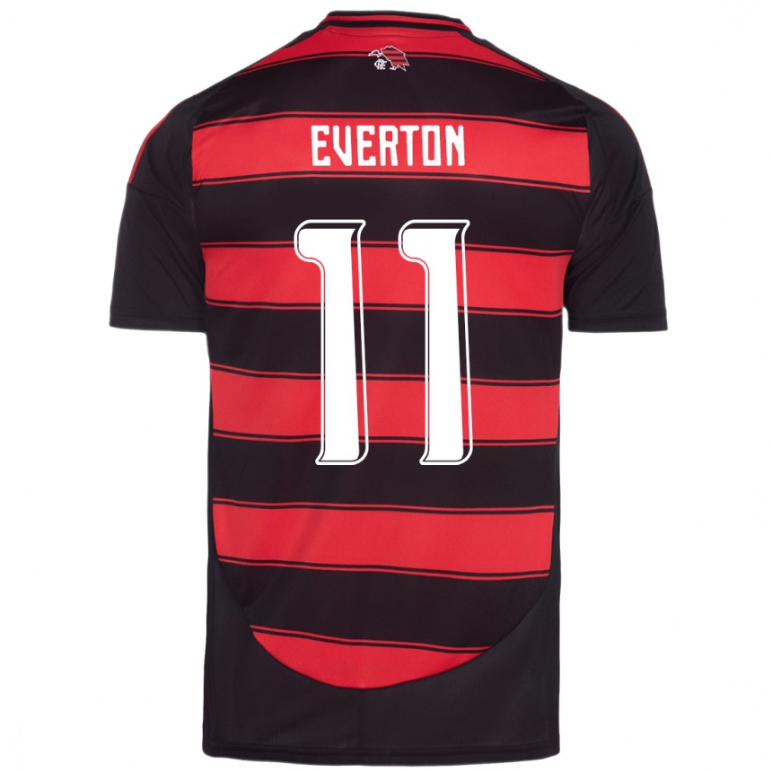 ילדים כדורגל Everton #11 לבן אדום ג'רזי ביתית 2025/26