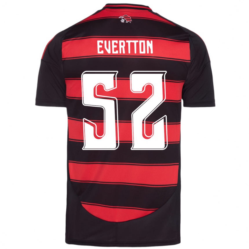 ילדים כדורגל Evertton #52 לבן אדום ג'רזי ביתית 2025/26