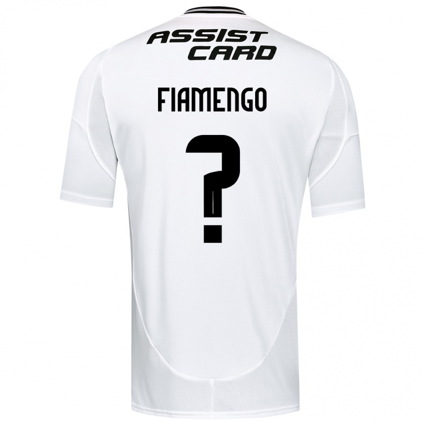 ילדים כדורגל Darko Fiamengo #0 שחור לבן ג'רזי ביתית 2025/26