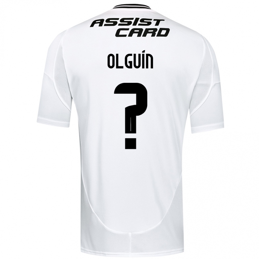 ילדים כדורגל Alonso Olguín #0 שחור לבן ג'רזי ביתית 2025/26