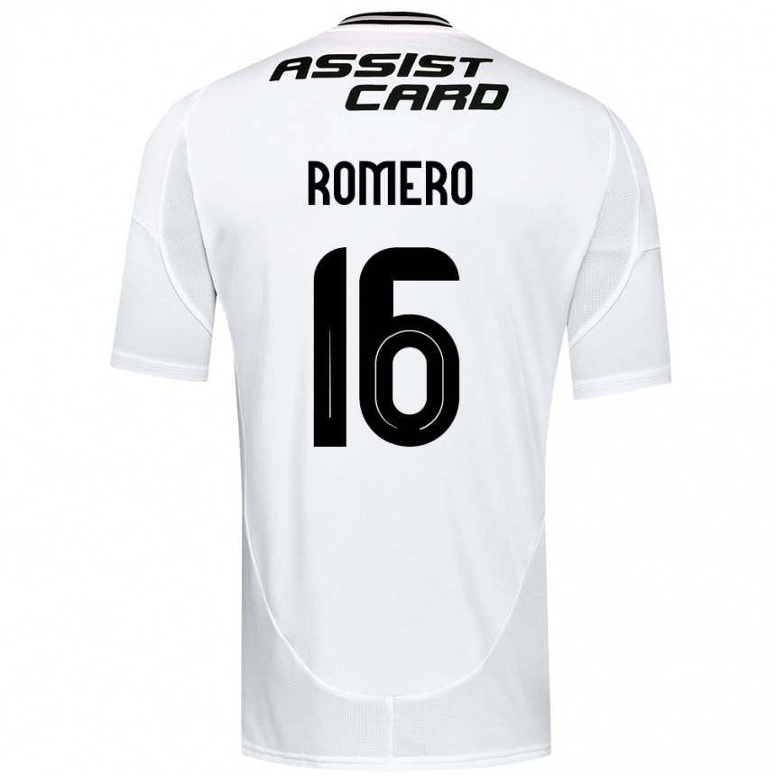 ילדים כדורגל Evanz Romero #16 שחור לבן ג'רזי ביתית 2025/26