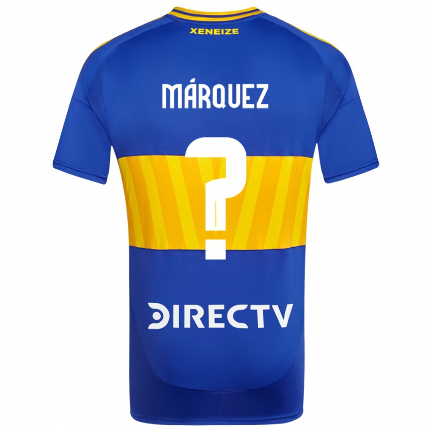 ילדים כדורגל Tomás Márquez #0 לבן כחול ג'רזי ביתית 2025/26