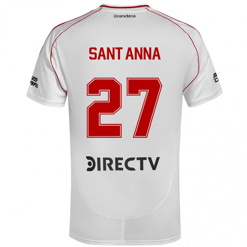 ילדים כדורגל Agustín Sant Anna #27 בורדו מג'נטה ג'רזי ביתית 2025/26