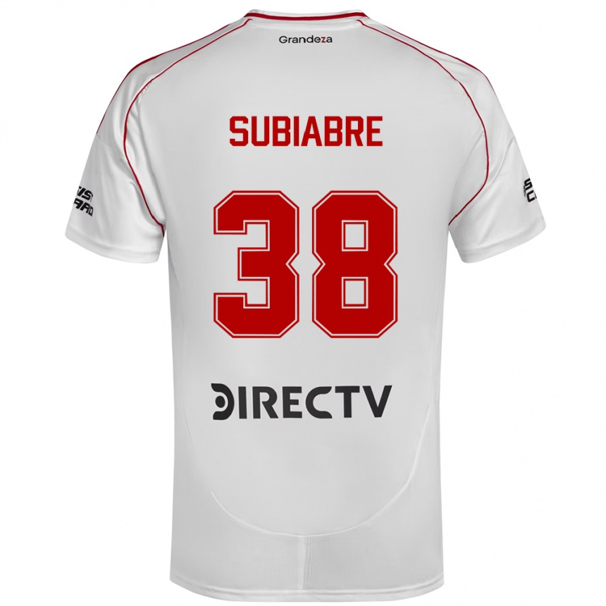 ילדים כדורגל Ian Subiabre #38 בורדו מג'נטה ג'רזי ביתית 2025/26