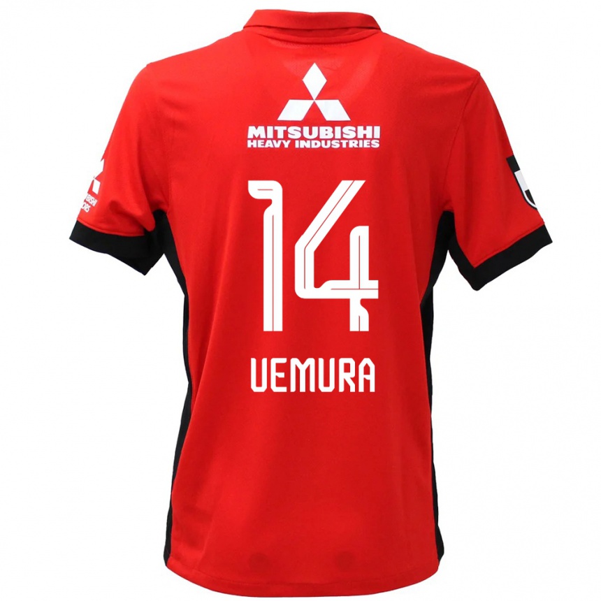 ילדים כדורגל Shoko Uemura #14 לבן שחור ג'רזי ביתית 2025/26