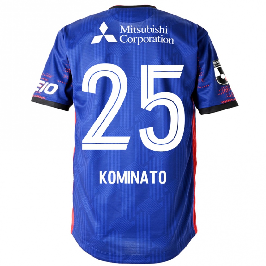ילדים כדורגל Tsuna Kominato #25 כחול מלכותי לבן ג'רזי ביתית 2025/26