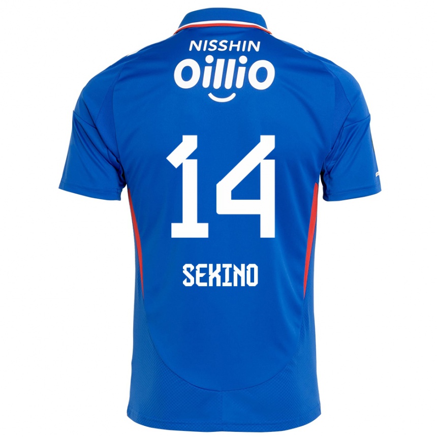 ילדים כדורגל Aiki Sekino #14 כחול מלכותי לבן ג'רזי ביתית 2025/26