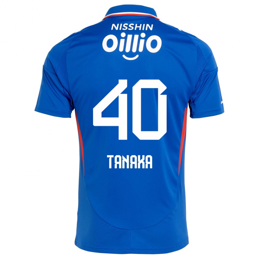 ילדים כדורגל Hiei Tanaka #40 כחול מלכותי לבן ג'רזי ביתית 2025/26