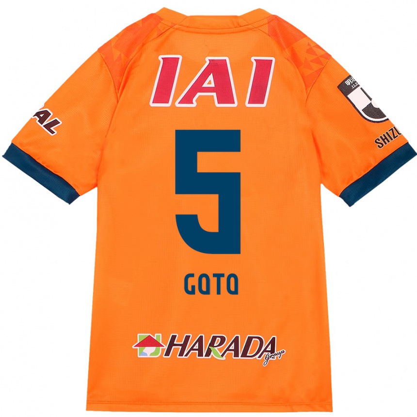 ילדים כדורגל Keita Goto #5 לבן כחול מלכותי ג'רזי ביתית 2025/26