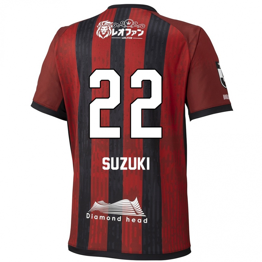ילדים כדורגל So Suzuki #22 כחול אדום ג'רזי ביתית 2025/26