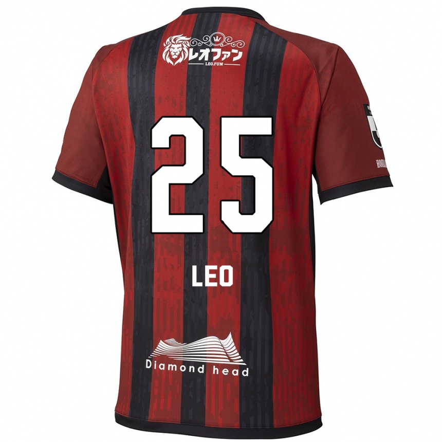 ילדים כדורגל Leo Osaki #25 כחול אדום ג'רזי ביתית 2025/26