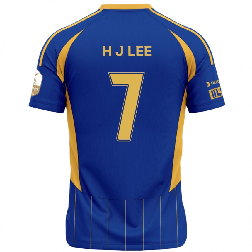 ילדים כדורגל Jae-Hun Lee #7 לבן תכלת שמיים ג'רזי ביתית 2025/26