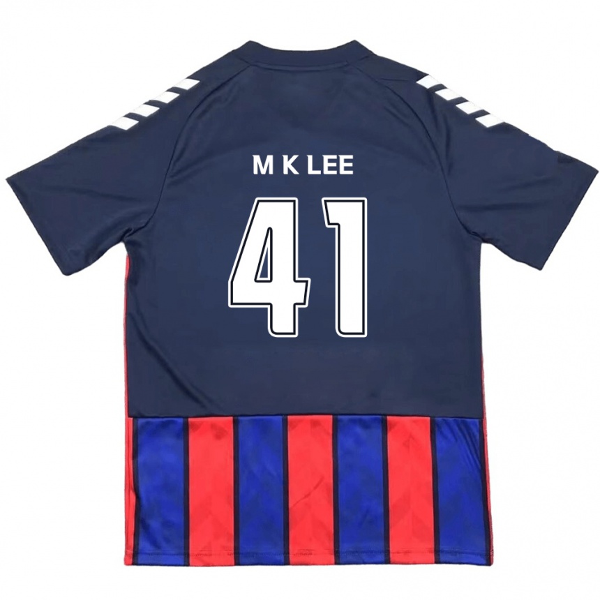 ילדים כדורגל Kyung-Min Lee #41 לבן פנינה אדום ג'רזי ביתית 2025/26