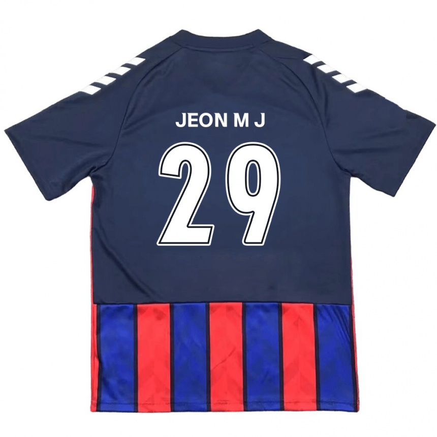 ילדים כדורגל Jeon Min-Ji #29 לבן פנינה אדום ג'רזי ביתית 2025/26