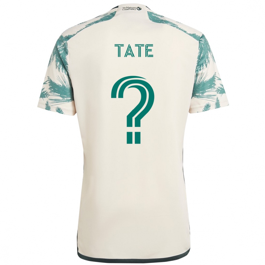 ילדים כדורגל Hudson Tate #0 שחור חום הרחק ג'רזי 2025/26