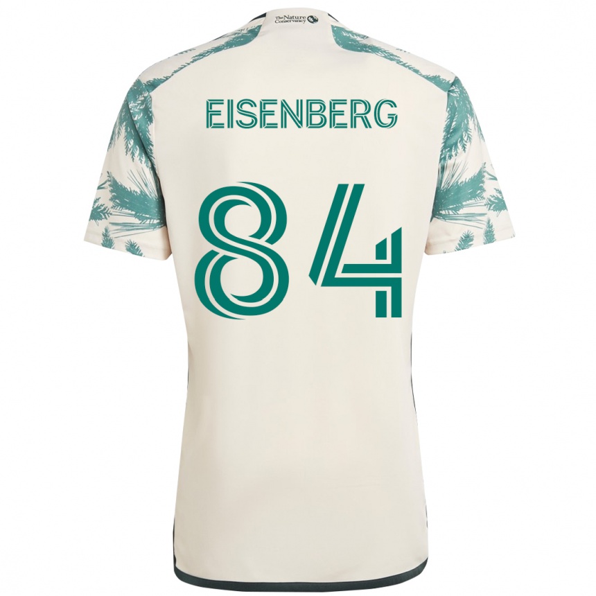 ילדים כדורגל Max Eisenberg #84 שחור חום הרחק ג'רזי 2025/26