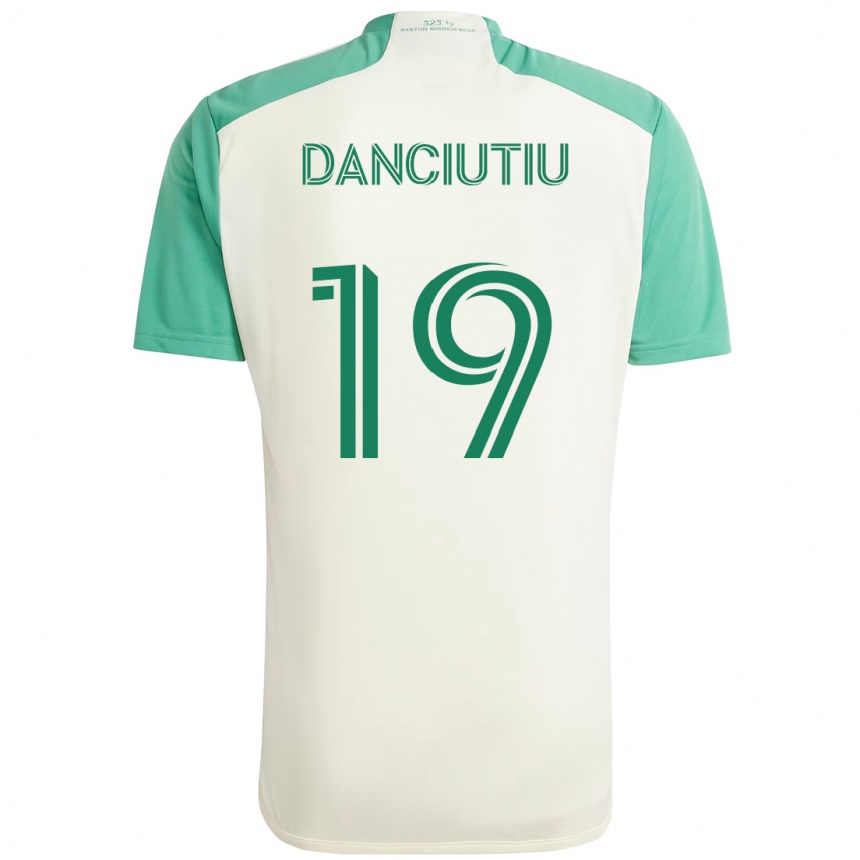 ילדים כדורגל Vlad Danciuțiu #19 ירוק שחור הרחק ג'רזי 2025/26