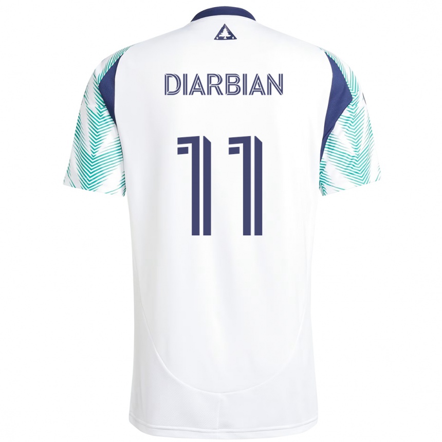 ילדים כדורגל Gevork Diarbian #11 כחול אדום הרחק ג'רזי 2025/26