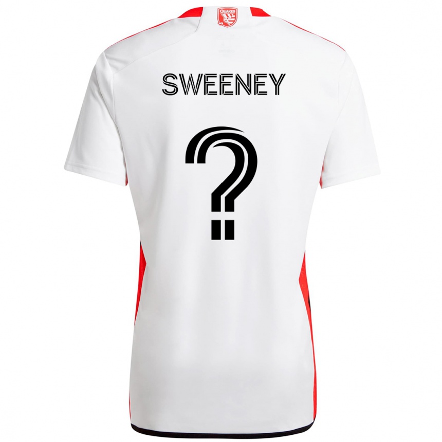 ילדים כדורגל D Sweeney #0 שחור כחול כהה הרחק ג'רזי 2025/26