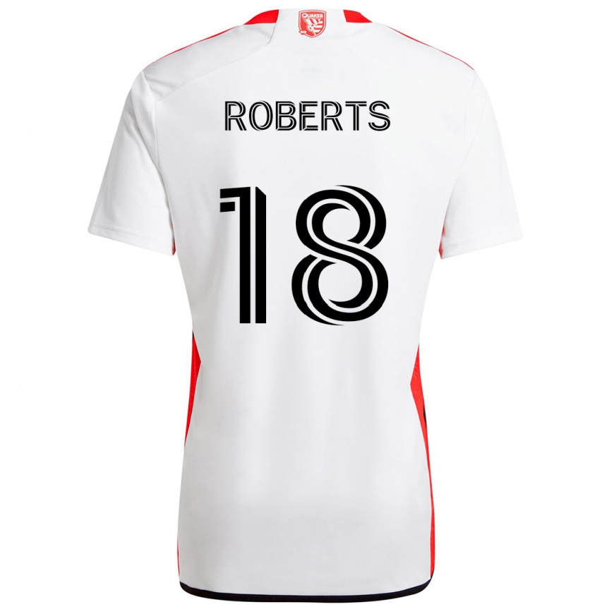 ילדים כדורגל Reid Roberts #18 שחור כחול כהה הרחק ג'רזי 2025/26
