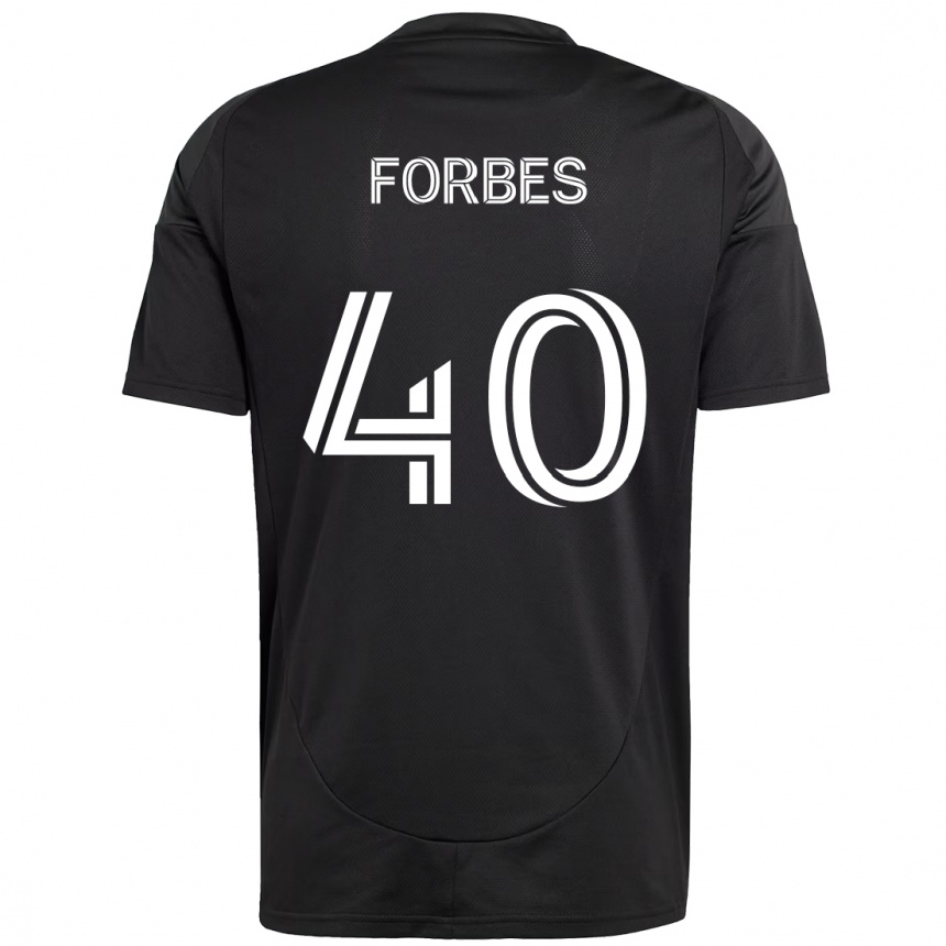 ילדים כדורגל Jahlane Forbes #40 תכלת שמיים לבן הרחק ג'רזי 2025/26