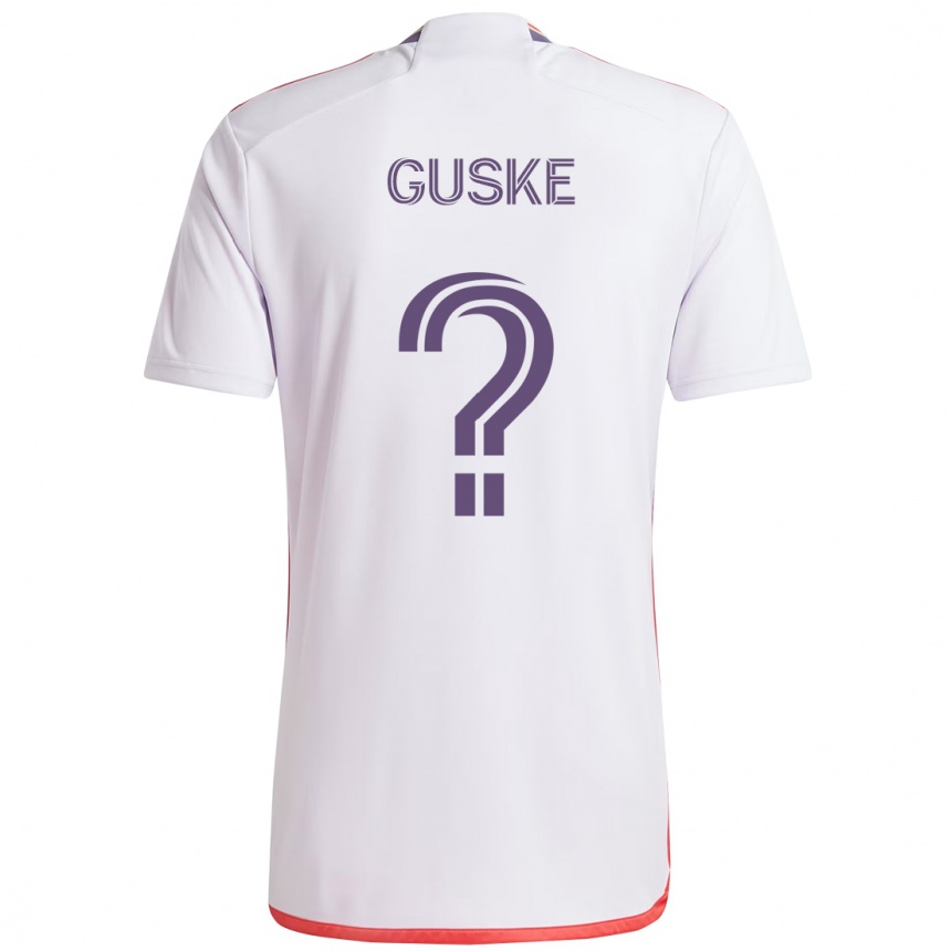 ילדים כדורגל Colin Guske #0 סגול לבן הרחק ג'רזי 2025/26