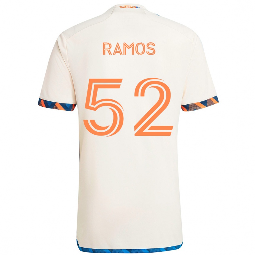 ילדים כדורגל Yair Ramos #52 כחול כהה כתום הרחק ג'רזי 2025/26