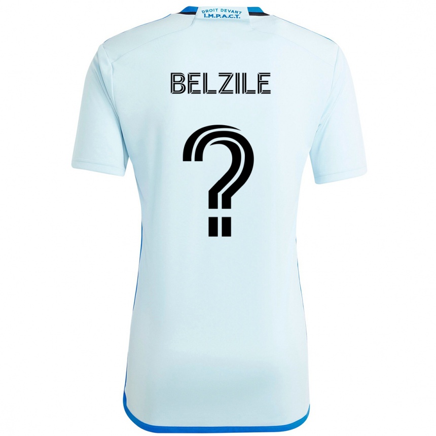 ילדים כדורגל Jean-Christophe Belzile #0 כחול כהה שחור הרחק ג'רזי 2025/26