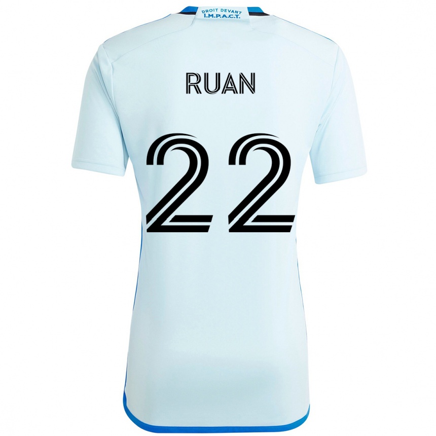 ילדים כדורגל Ruan #22 כחול כהה שחור הרחק ג'רזי 2025/26