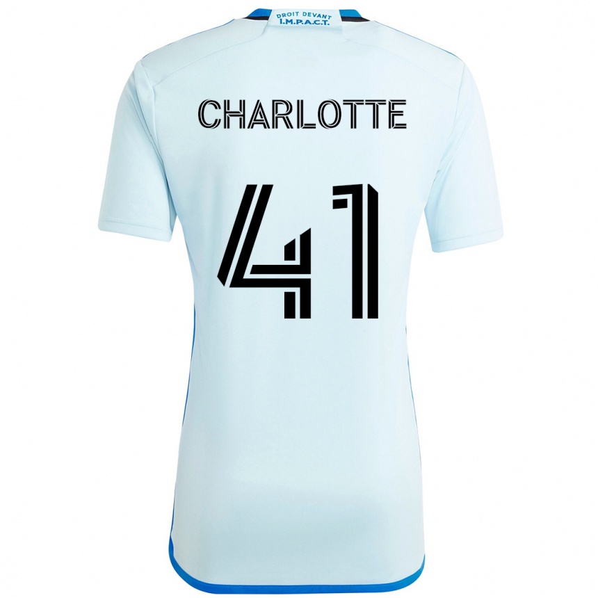 ילדים כדורגל Baptista Charlotte #41 כחול כהה שחור הרחק ג'רזי 2025/26