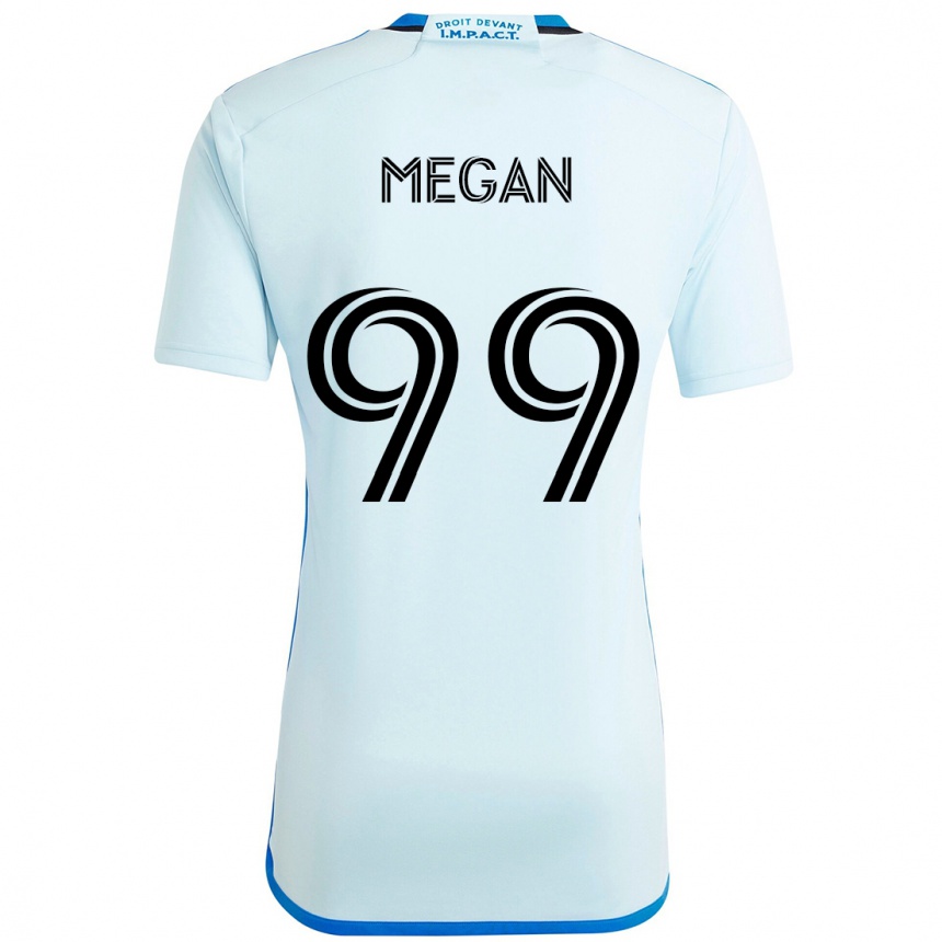 ילדים כדורגל Lemieux Megan #99 כחול כהה שחור הרחק ג'רזי 2025/26