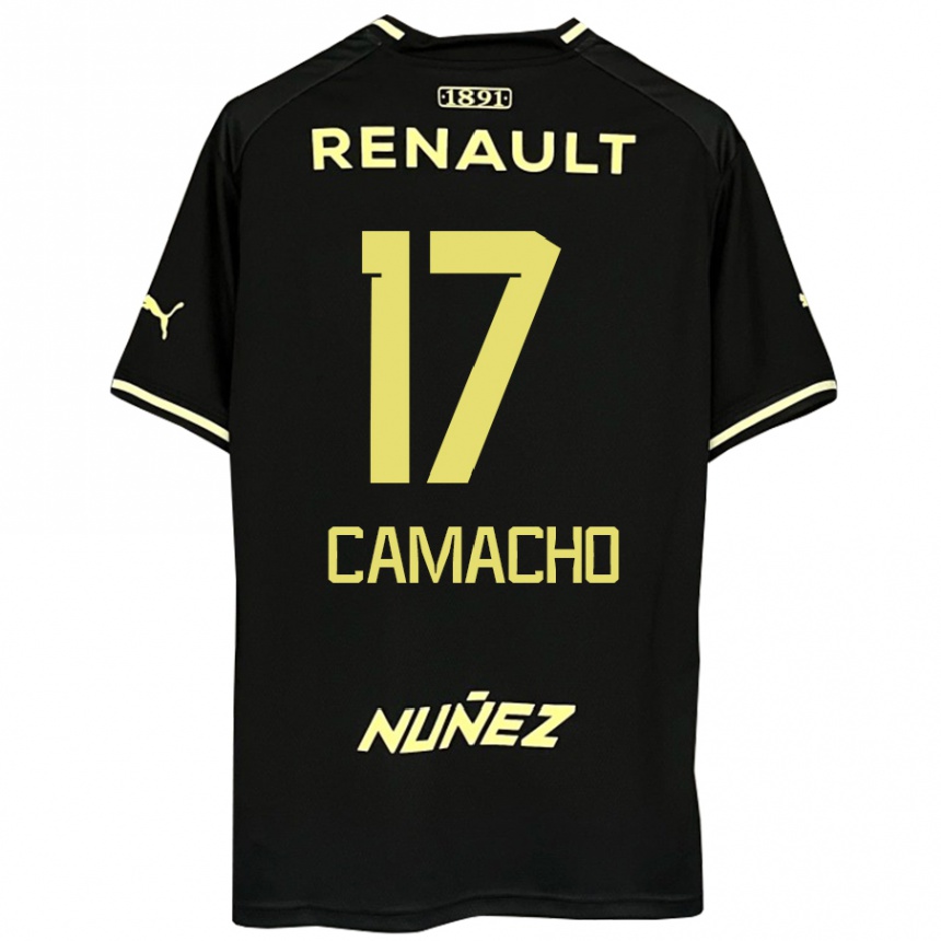 ילדים כדורגל Sebastián Camacho #17 צהוב שחור הרחק ג'רזי 2025/26